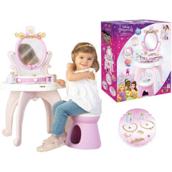 2509 SMOBY DUŻA TOALETKA 2w1 DISNEY KSIĘŻNICZKI + AKCESORIA