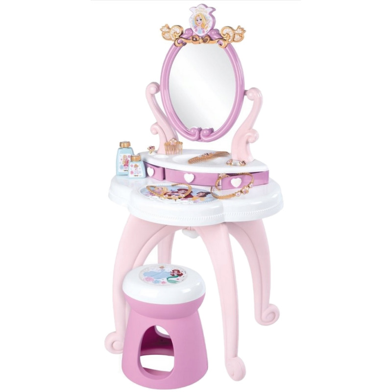 2509 SMOBY DUŻA TOALETKA 2w1 DISNEY KSIĘŻNICZKI + AKCESORIA