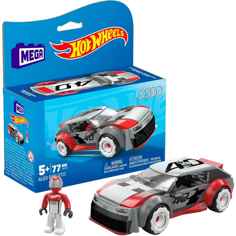 2655 KLOCKI MEGA HOT WHEELS SAMOCHÓD AUDI RS6 GTO