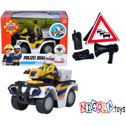 2675 STRAŻAK SAM POLICE QUAD + FIGURKA MALCOLM