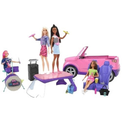 2856 BARBIE ZESTAW 2w1 SAMOCHÓD KONCERTOWA SCENA