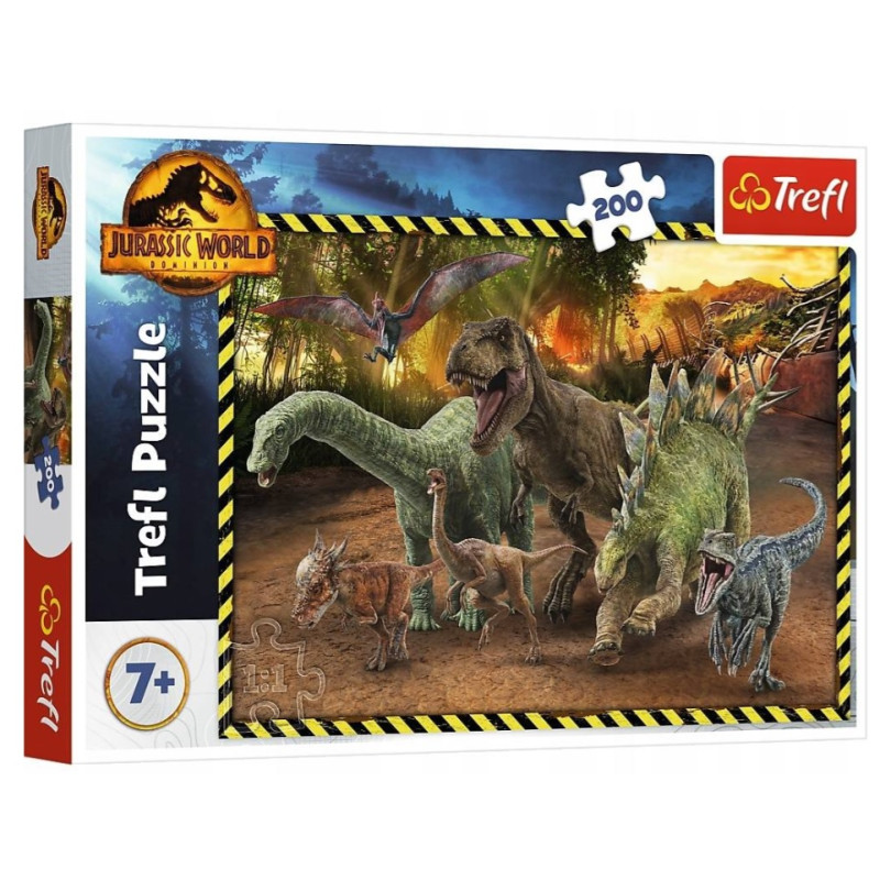 2878 PUZZLE 200 EL DINOZAURY Z PARKU JURAJSKIEGO