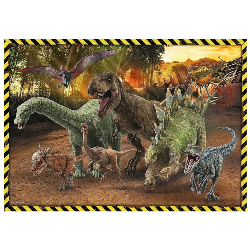 2878 PUZZLE 200 EL DINOZAURY Z PARKU JURAJSKIEGO