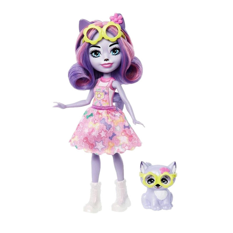 3093 ENCHANTIMALS LALKA HADLEY HUSKY + FIGURKA 