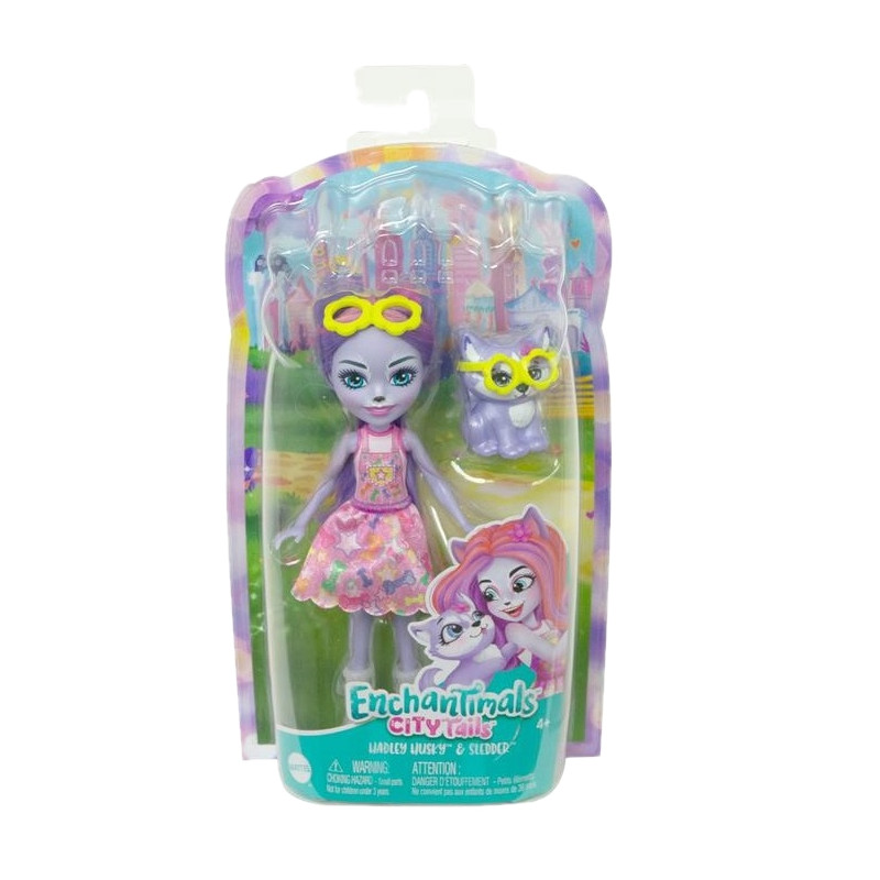 3093 ENCHANTIMALS LALKA HADLEY HUSKY + FIGURKA 
