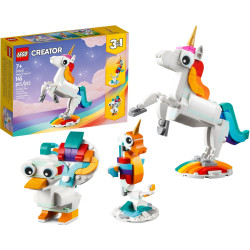 31140 KLOCKI LEGO CREATOR 3w1 MAGICZNY JEDNOROŻEC 
