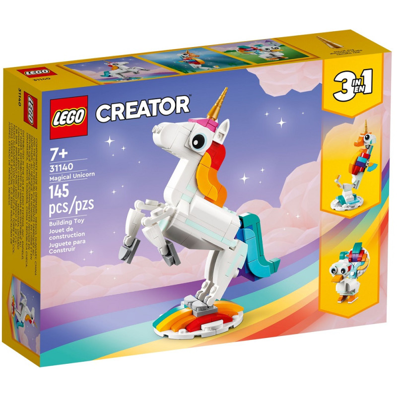 31140 KLOCKI LEGO CREATOR 3w1 MAGICZNY JEDNOROŻEC 