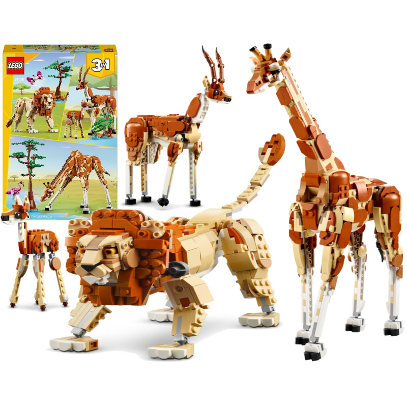 31150 KLOCKI LEGO CREATOR 3w1 DZIKIE ZWIERZĘTA SAFARI