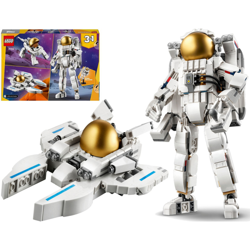 31152 KLOCKI LEGO CREATOR 3w1 ASTRONAUTA W KOSMOSIE 
