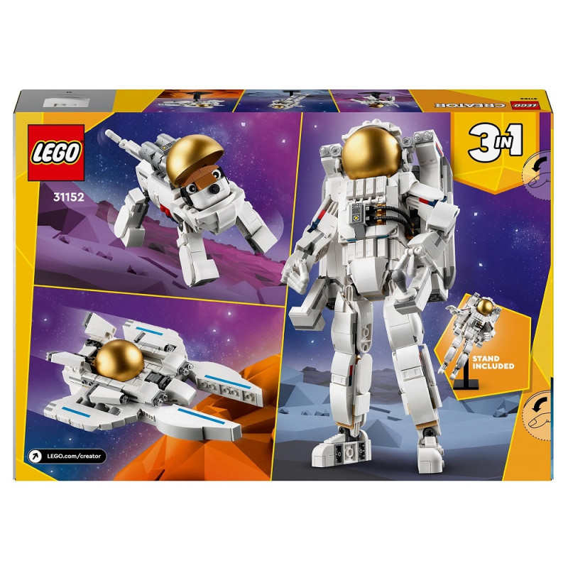 31152 KLOCKI LEGO CREATOR 3w1 ASTRONAUTA W KOSMOSIE 