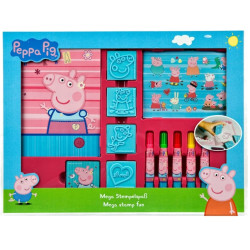 3194 ZESTAW PLASTYCZNY + STEMPELKI ŚWINKA PEPPA