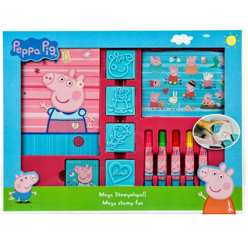 3194 ZESTAW PLASTYCZNY + STEMPELKI ŚWINKA PEPPA