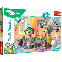 3195 PUZZLE 24 MAXI RODZINA TREFLIKÓW