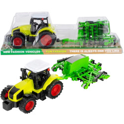 3232 TRAKTOR Z NAPĘDEM + MASZYNA ROLNICZA BRONY ZĘBOWE