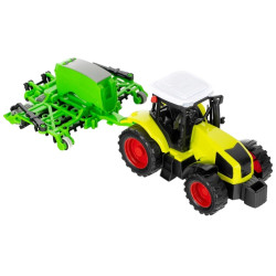3232 TRAKTOR Z NAPĘDEM + MASZYNA ROLNICZA BRONY ZĘBOWE