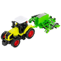3232 TRAKTOR Z NAPĘDEM + MASZYNA ROLNICZA BRONY ZĘBOWE