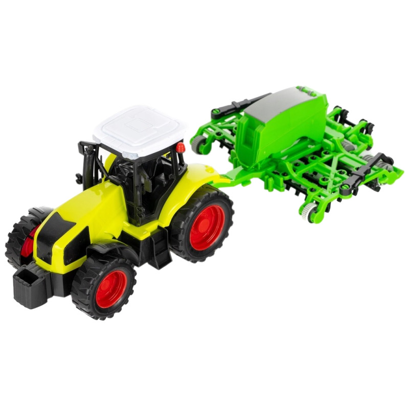 3232 TRAKTOR Z NAPĘDEM + MASZYNA ROLNICZA BRONY ZĘBOWE