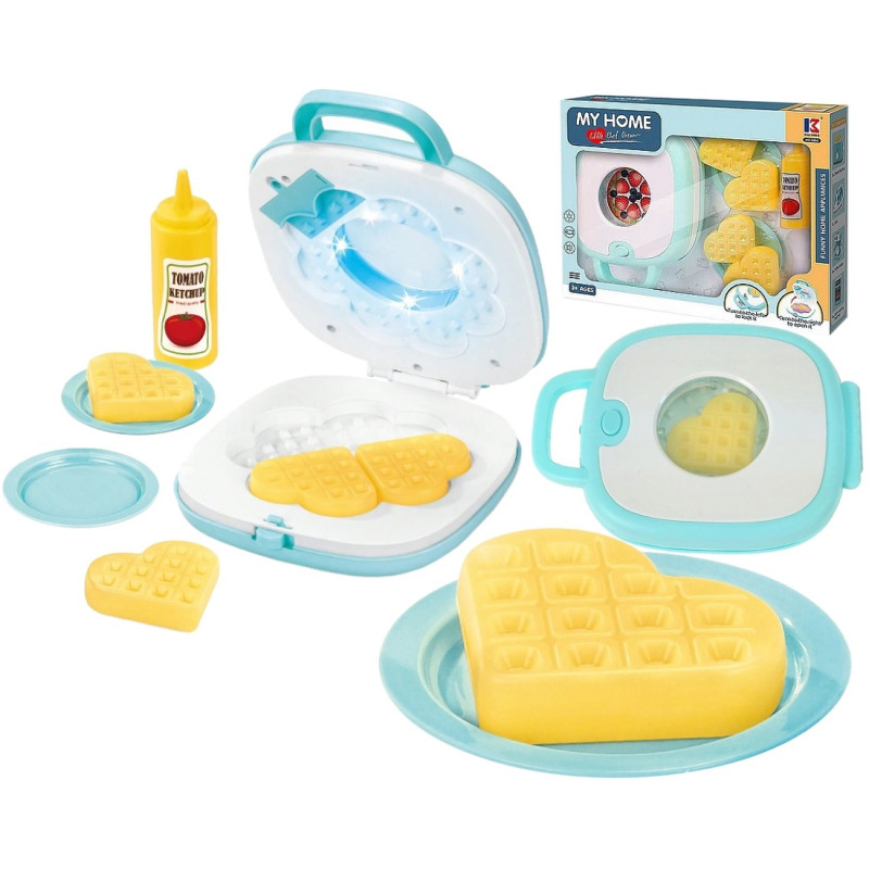 3240 FUNKCYJNA GOFROWNICA NA BATERIE MAŁE AGD KUCHNIA GOFRY KETCHUP