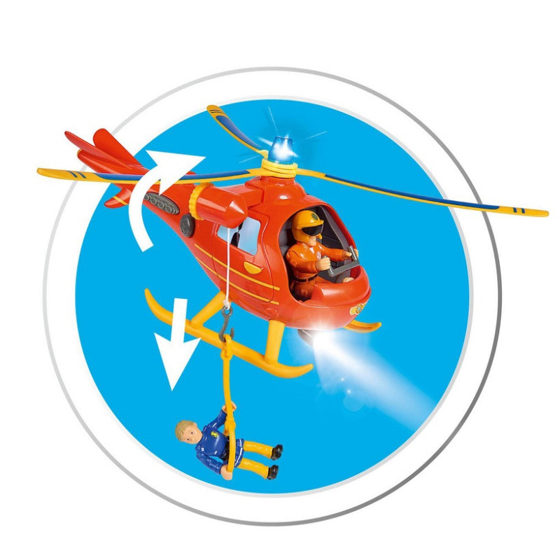 3312 STRAŻAK SAM HELIKOPTER WALLABY Z FIGURKĄ TOMA