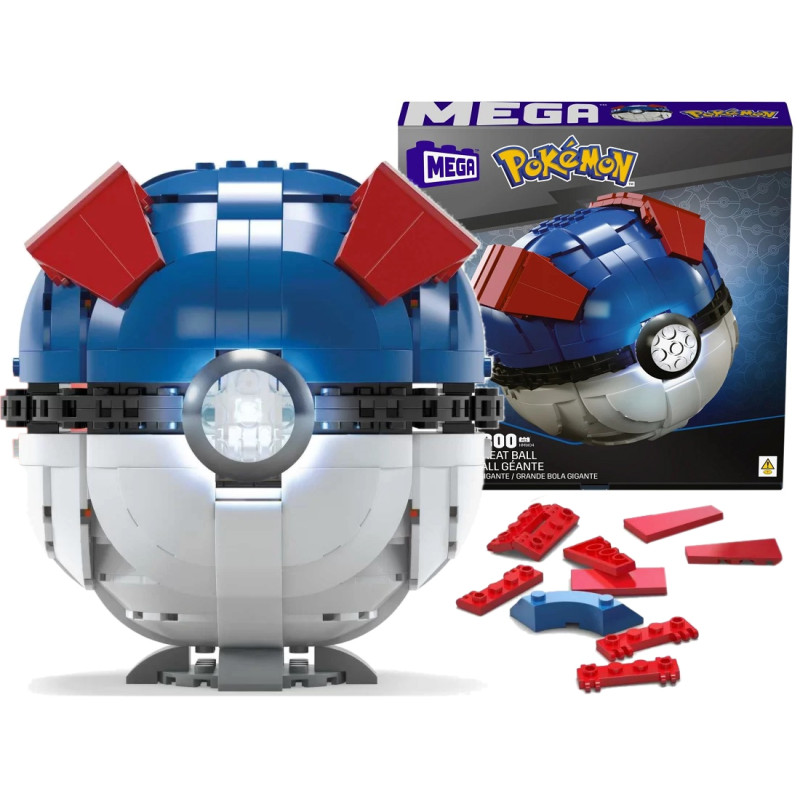 3314 KLOCKI 299ele MEGA POKEMON JUMBO GREAT BALL