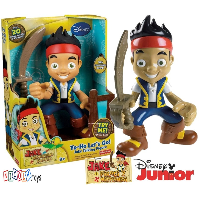 3336 GADAJĄCY JACK I PIRACI Z NIBYLANDII FIGURKA 