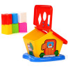 3354  EDUKACYJNY DOMEK + KLOCKI POLESIE