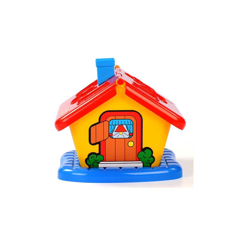 3354  EDUKACYJNY DOMEK + KLOCKI POLESIE