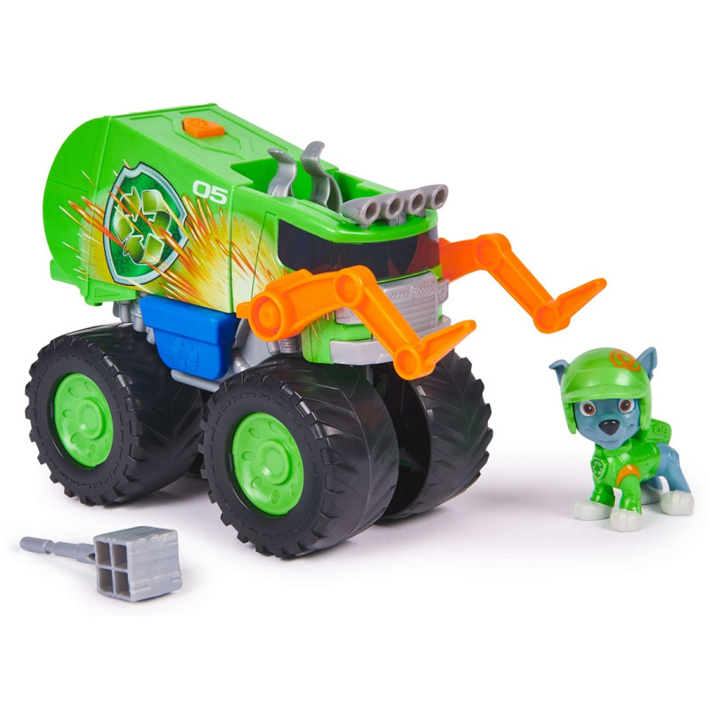 3384 PSI PATROL POJAZD ROCKY ŚMIECIARKA RESCUE WHEELS + FIGURKA