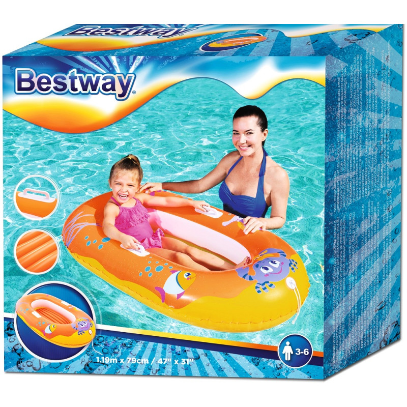 34009 DMUCHANY PONTON ŁÓDKA DLA DZIECI BESTWAY 