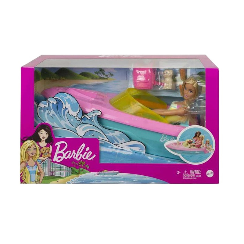 3560 BARBIE MOTORÓWKA Z LALKA + AKCESORIA