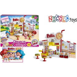 3571 ZESTAW PINYPON CITY PIZZERIA + AKCESORIA