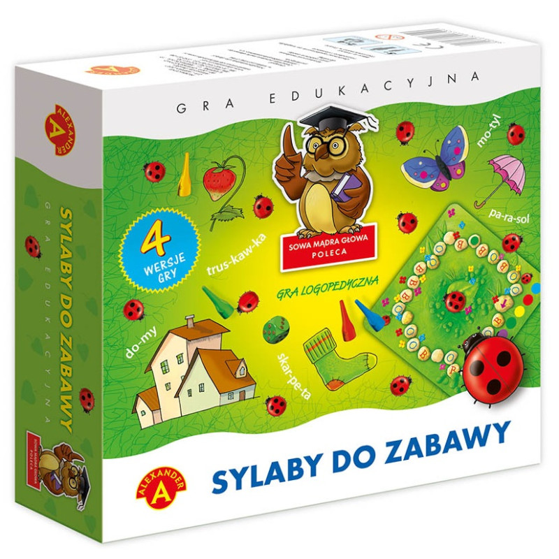 3611 ALEKSANDER SOWA MĄDRA GŁOWA SYLABY DO ZABAWY