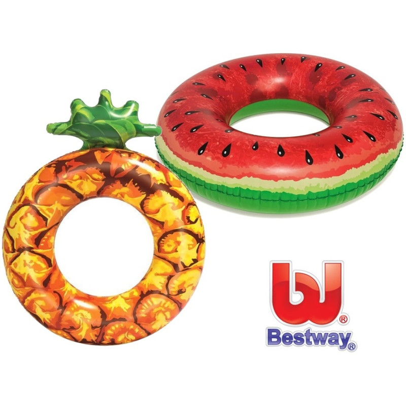 36121 DUŻE KOŁO DO PŁYWANIA ANANAS ARBUZ BESTWAY 