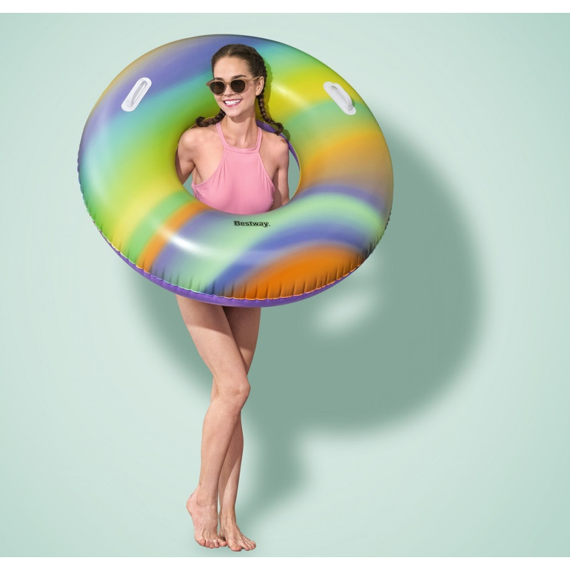 36352 DMUCHANE KOŁO DO PŁYWANIA + UCHWYTY BESTWAY 119cm