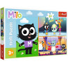 3713 TREFL PUZZLE MAXI 24 ELEMENTY MILO PRZYGODY MAŁEGO KOTKA MILO 