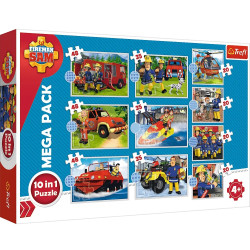 3829 10w1 PUZZLE TREFL EKIPA RATUNKOWA STRAŻAK SAM