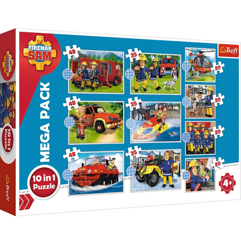 3829 10w1 PUZZLE TREFL EKIPA RATUNKOWA STRAŻAK SAM