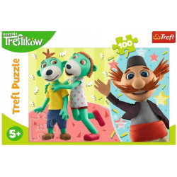 3889 PUZZLE 100 ELE TREFL TREFLIKI I WUJCIO 