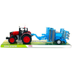 3919 TRAKTOR 50cm Z NAPĘDEM + MASZYNA ROLNICZA