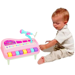 4005 PIANINKO ORGANKI MIKROFON MELODYJKI 