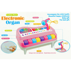 4005 PIANINKO ORGANKI MIKROFON MELODYJKI 