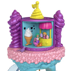 4119 POLLY POCKET LUNAPARK ZATOKA SYREN + 2 LALKI