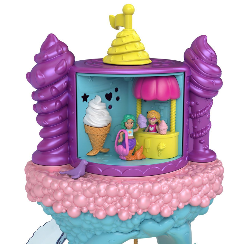 4119 POLLY POCKET LUNAPARK ZATOKA SYREN + 2 LALKI