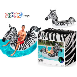 41406 DMUCHANY MATERAC PONTON ZEBRA LED BESTWAY 