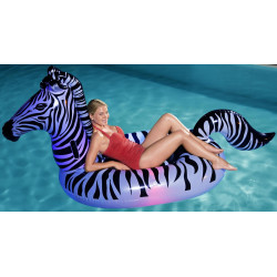41406 DMUCHANY MATERAC PONTON ZEBRA LED BESTWAY 
