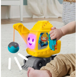 4166 FISHER-PRICE EDUKACYJNY WESOŁY DŹWIG UKŁADAJ I LICZ 