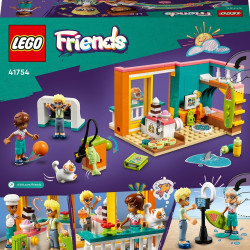 41754 KLOCKI 203ele LEGO FRIENDS POKÓJ LEO 