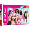 4191 PUZZLE 160 ELEMENTÓW BARBIE I JEJ ŚWIAT TREFL