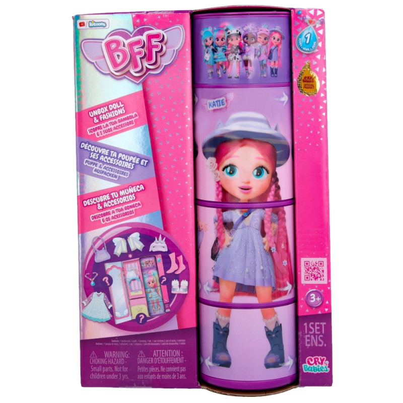 4347 BFF LALKA KATIE CRY BABIES + AKCESORIA