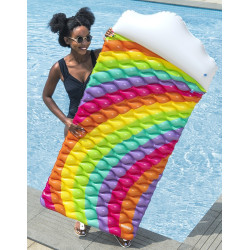 44107 WIELKI 216cm DMUCHANY ZWIJANY MATERAC BESTWAY